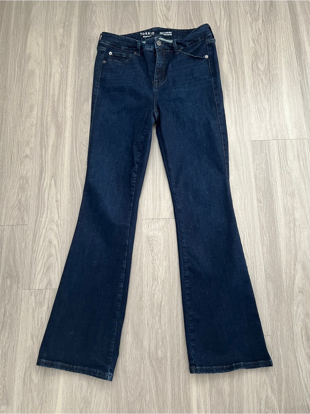 Torrid Trio Fit Slim Boot Jeans 10T-14T Dark Wash Limitless Stretch